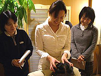 ヘッドスパ風景